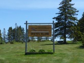 Entrance Sign to Park--1 km in from Highway 3